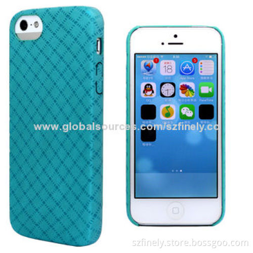 PU leather case for iPhone 5/5S, the thinnest leather case with special technology molding